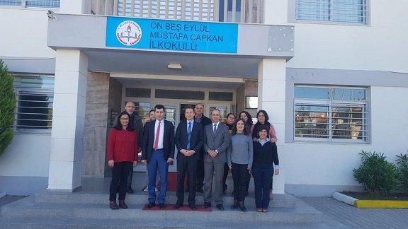 İlçe Milli Eğitim Müdürümüzün okul ziyaretleri-15 Eylül Mustafa Çapkan İlkokulu 08.12.2017