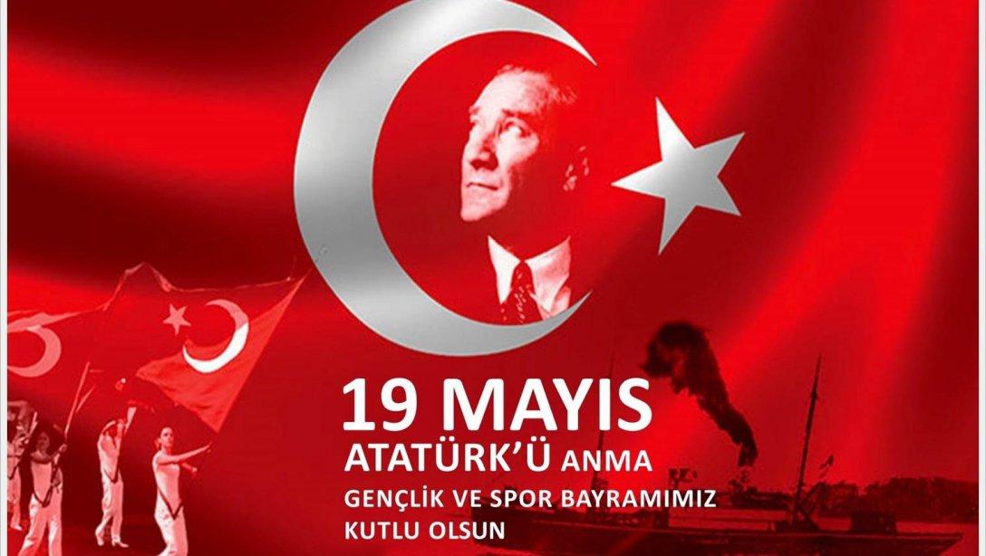 19 Mayıs Atatürk'ü Anma, Gençlik ve Spor Bayramımızın 102. Yıldönümü mesajı