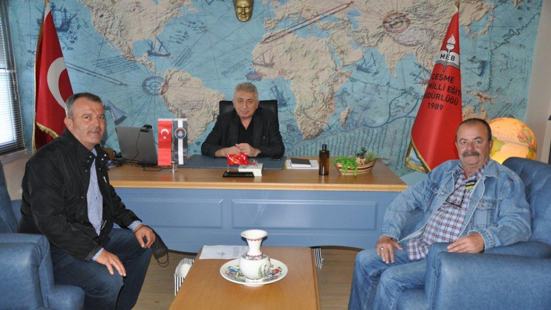 Çeşme Belediye Spor Kulübü Derneği Yönetim Kurulu Başkanı Hüseyin GÜLTEKİN'in Müdürlüğümüze ziyareti.