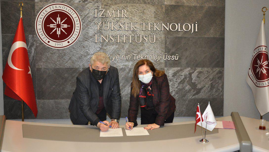İzmir Yüksek Teknoloji Enstitüsü ile Müdürlüğümüz arasında TÜBİTAK 4007 Bilim Şenlikleri kapsamında destek ve atölye çalışmaları için protokol imzalandı.