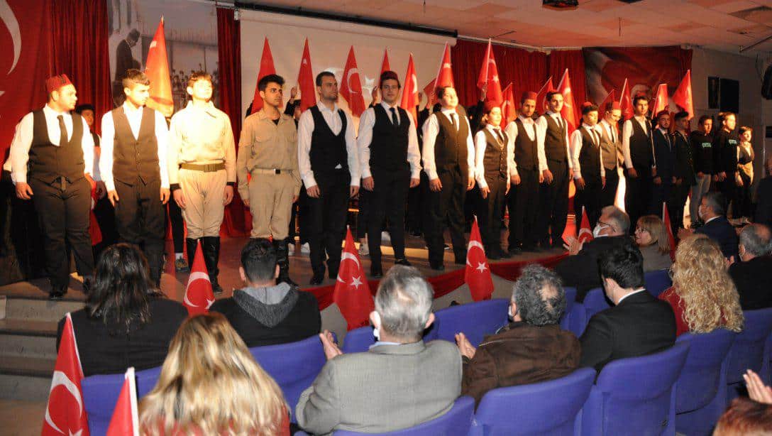 İlçemiz Çakabey Kültür Merkezinde 12 Mart İstiklâl Marşının Kabulü ve Mehmet Akif Ersoy'u Anma Günü Programı yapıldı.