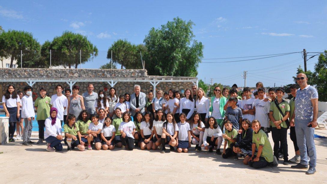 Ilıca Mustafa Bahçeli Ortaokulu ve 80.Yıl Çiftlik Ortaokulunun Çizgi Projesi kapsamında ortak yürüttükleri 