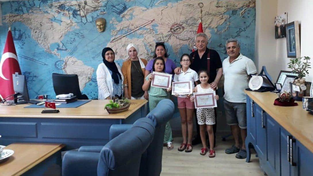 Onaltı Eylül İlkokulu öğrencilerimiz, Kardeş Ülkemiz Azerbaycan Eğitim Bakanlığınca düzenlenen 