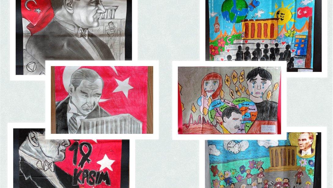 10 Kasım Atatürk'ü Anma Haftası nedeniyle düzenlenen yarışma sonuçları