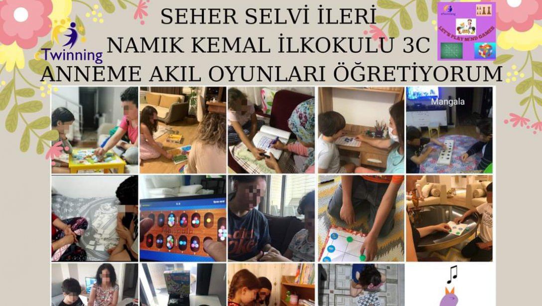 Namık Kemal İlkokulu 3C Sınıfı Let's Play Mind Games E-twinning Projesi 